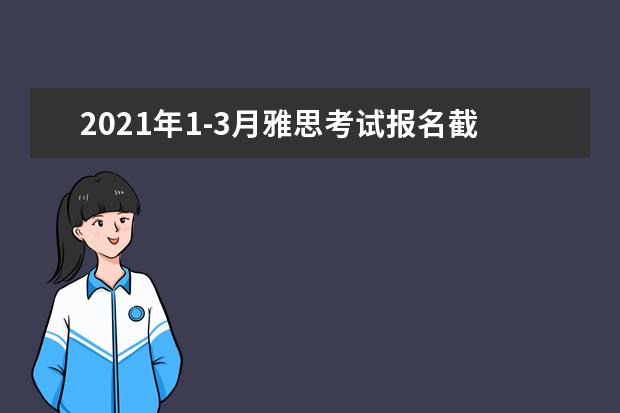 2020年1-3月雅思考试报名截止日期、准考证打印日期和成绩单寄送日期公布