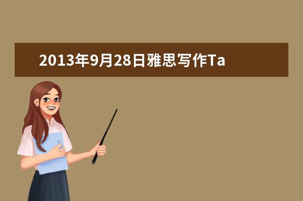 2021年9月28日雅思写作Task2真题解析附范文