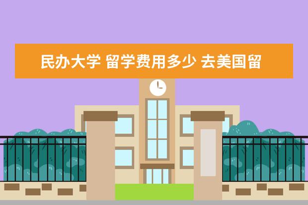 民办大学 留学费用多少 去美国留学一年需要花费多少钱?