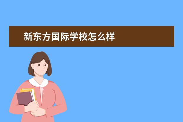 新东方国际学校怎么样